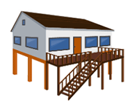 Elevated without Enclosure