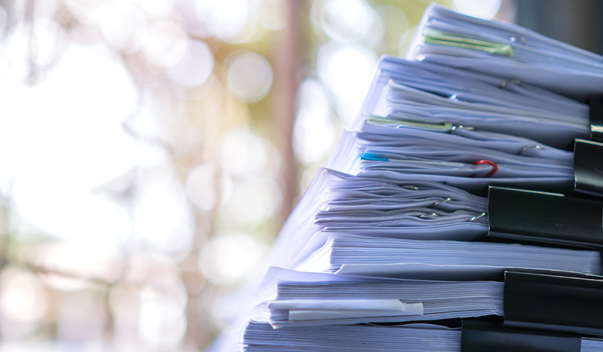 Stack of files
